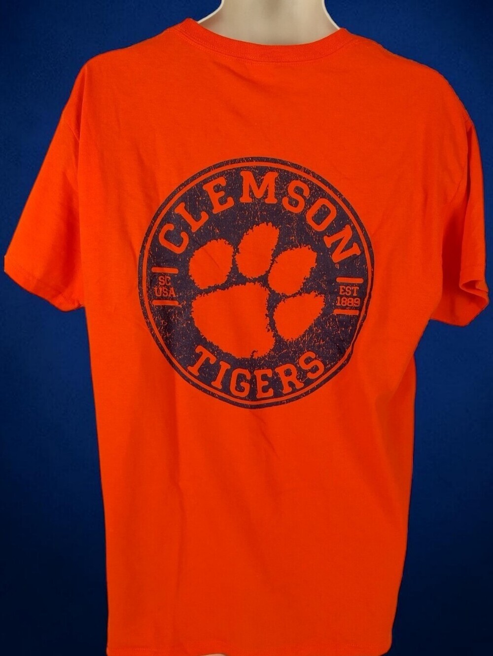 Clemson Tigers Size Large University Team Gear Football Basketball Big Back